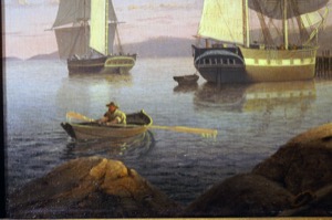 Gloucester Harbor at Dusk, c.1852 (inv. 563)