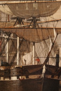 Boston Harbor, 1856 (inv. 203). Conservation photo