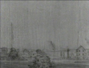 The Babson Meadows at Riverdale, 1863 (inv. 11). infrared image (detail)
