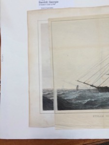 Steam demi bark Antelope, 615 tons, c.1855 (inv. 449). American Antiquarian Society (inv. 375 and inv. 740)
