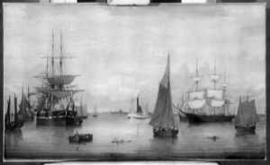 Boston Harbor, 1856 (inv. 203). Overall infrared image of Boston Harbor