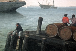 "Starlight" in Harbor, c.1855 (inv. 249). "Starlight" in Harbor (detail)