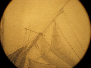 Three Master at Sea, 1850s (inv. 139)