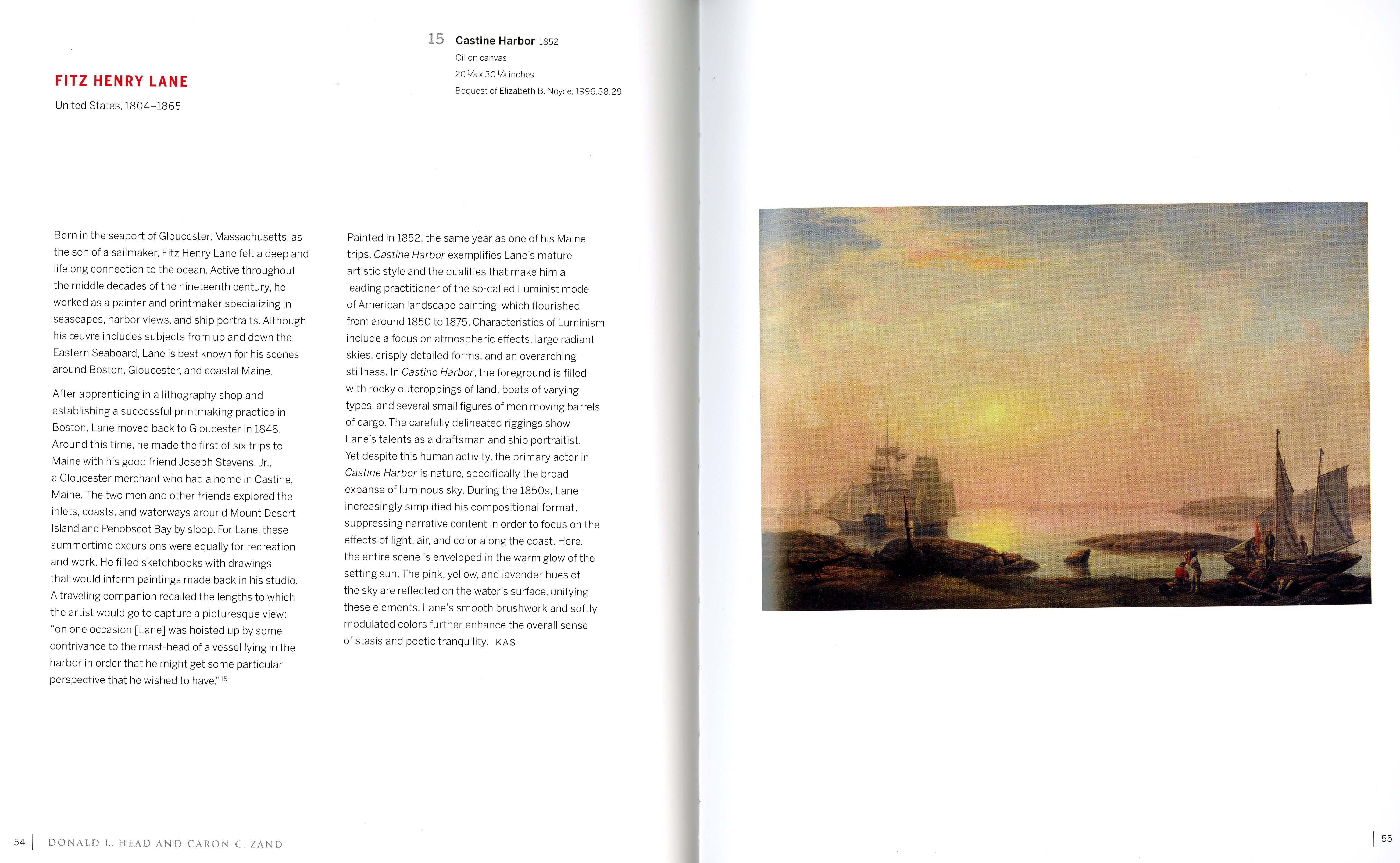 Document: Article about the painting by Karen A. Sherry/ Portland Museum of Art