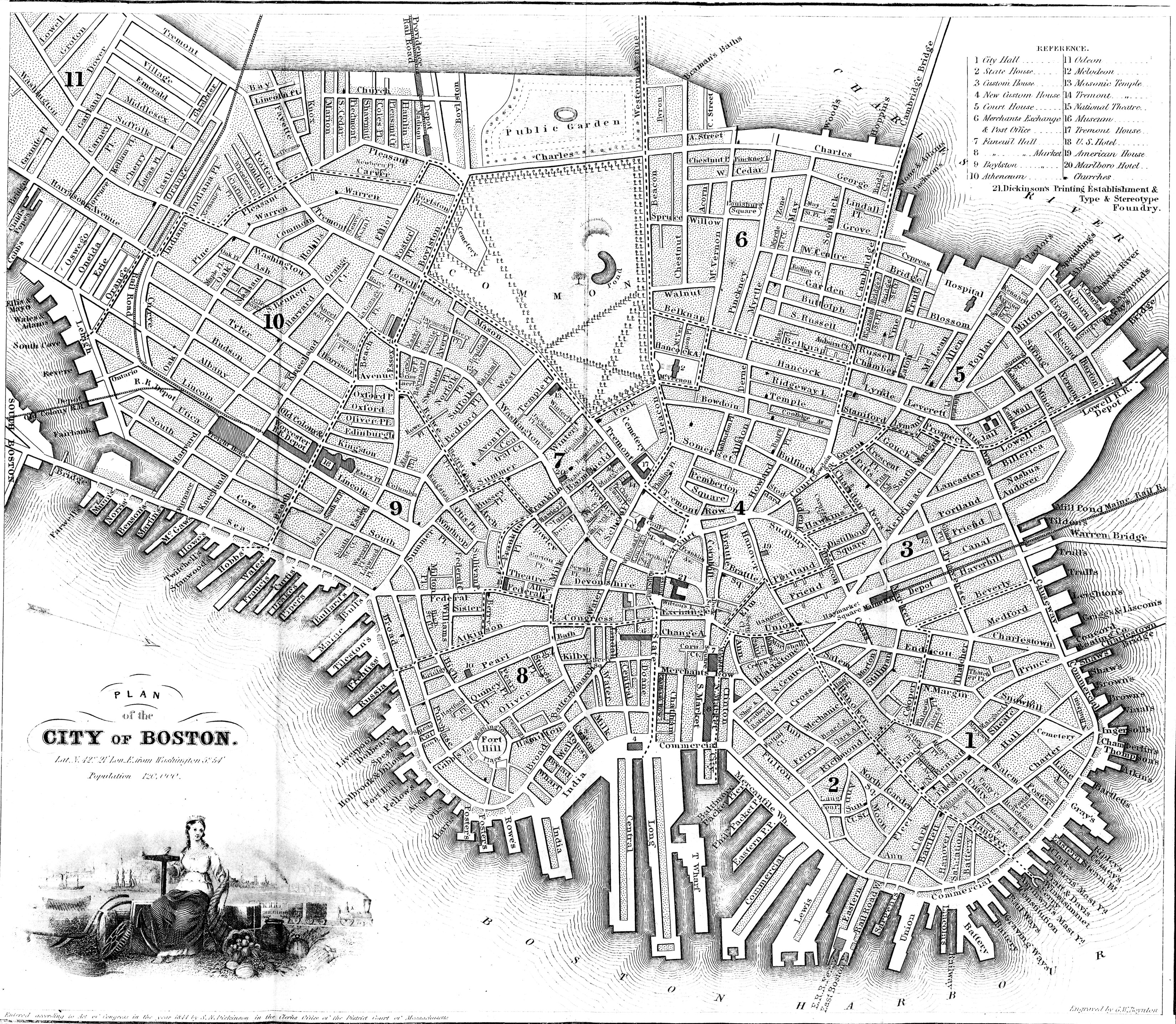 Boston Harbor, c.1845–50 (inv. 553) | Catalogue entry | Fitz Henry Lane ...