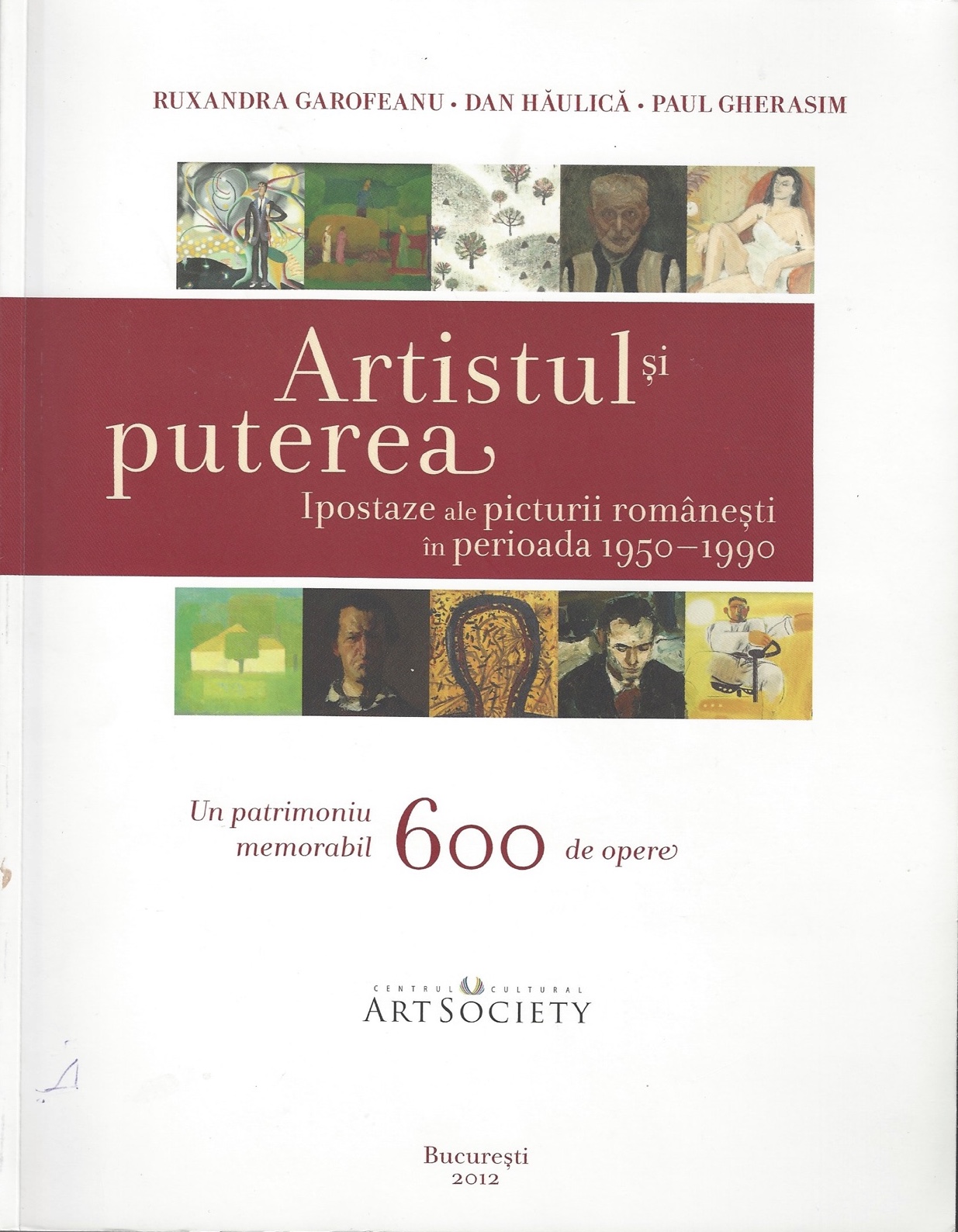 Catalogue: Artistul si puterea catalogue front cover