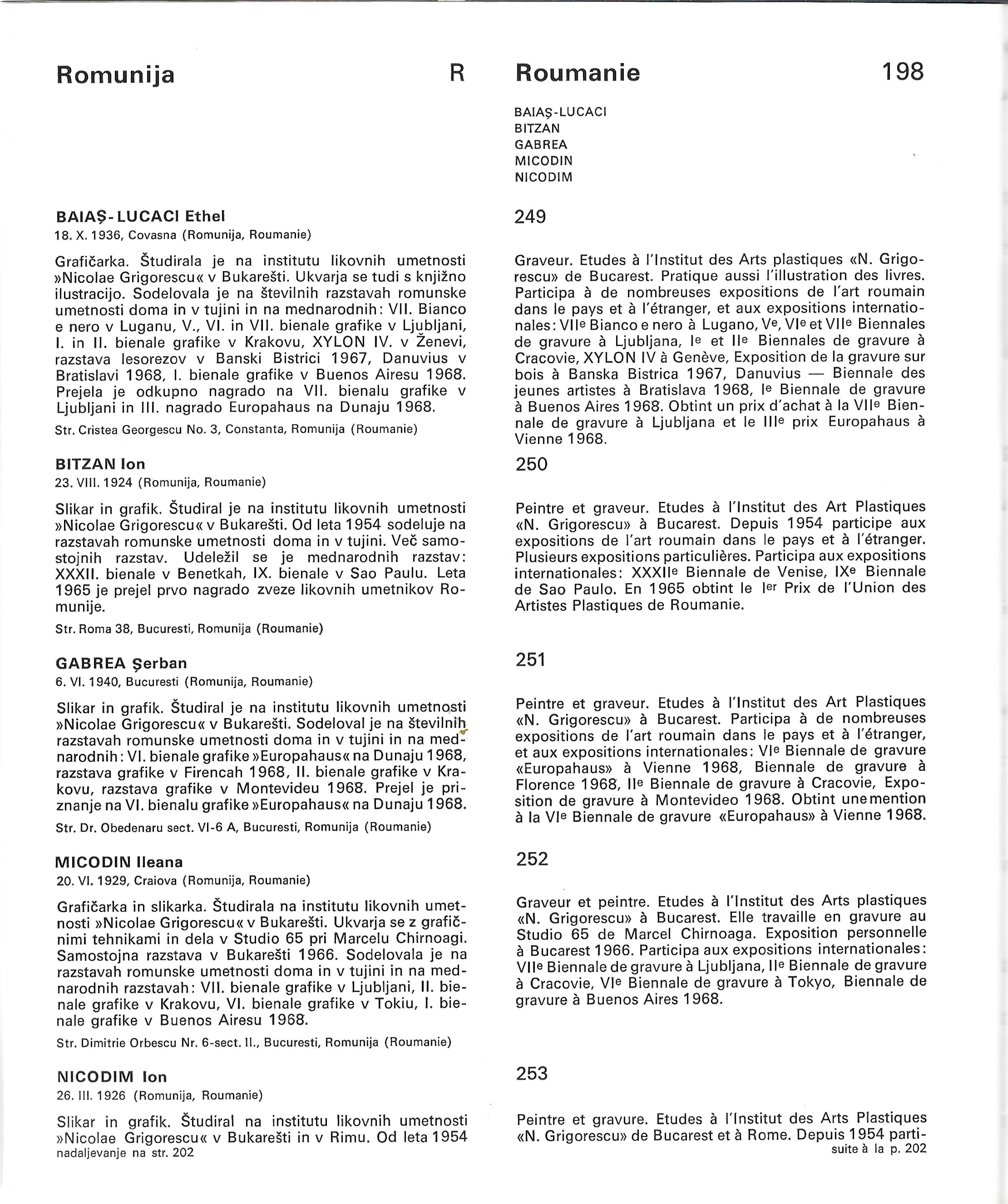 Catalogue: 