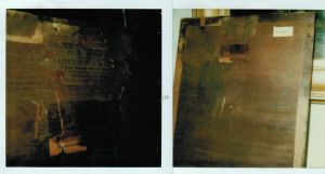 The Pier, ca. 1889 (OP.839). Verso: OP.839, The Pier.