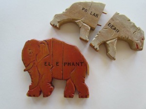 El-e-phant Syllable Puzzle, c.1919 (JFF.1496)