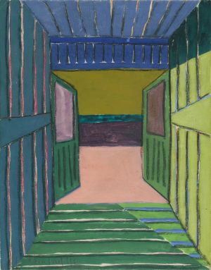 La cabine sur la plage / The cabin on the beach, 1945 (W0017)