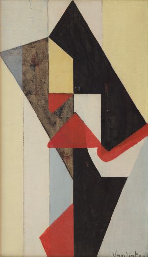 Rouge et noir / Red and black, 1954 (P0396)