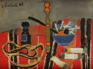 Nature morte &agrave; la quille / Still life with a skittle, 1945 (P1062)