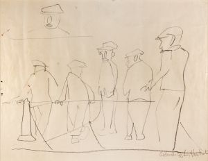 Travailleurs &agrave; Ostende / Workers in Ostend, 1946 (D0035)