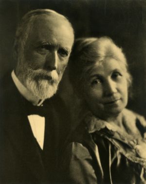 Bishop and Mrs W. F. Pendleton (Bryn Athyn Historic District Archives, RMP_PRI_3833 - courtesy of the Glencairn Museum [cropped photograph]).