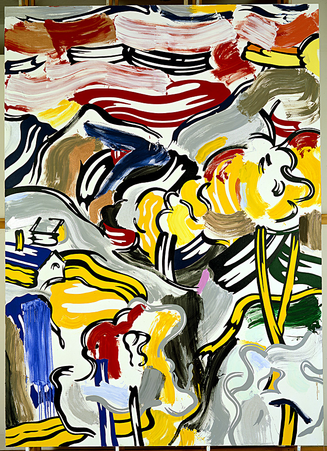 Artwork: Landscape with Red Sky, 1985 (RLCR 3436)