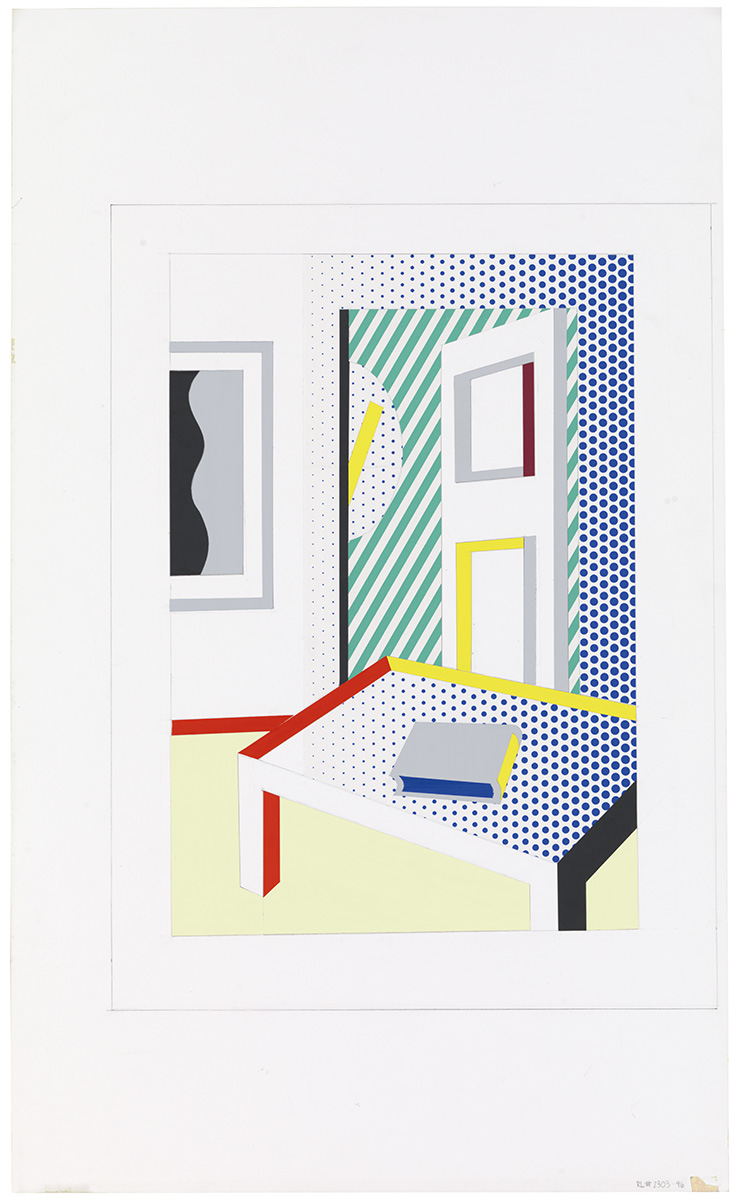 Artwork: Virtual Interior with Book (Study), 1996 (RLCR 4621)