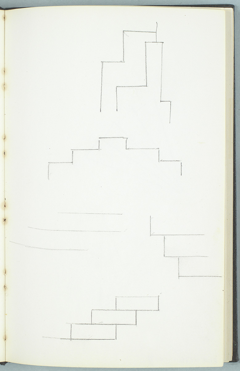 Artwork: Modern Painting with Steps (Studies), c. 1967 (RLCR 1512.16)