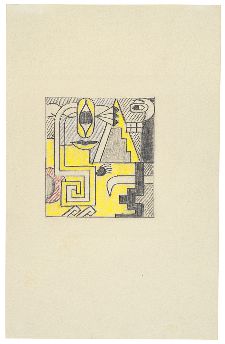 Artwork: Amerind Composition (Study), 1978 (RLCR 2692)