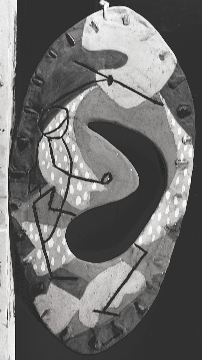 Artwork: Figure with Stick, c. 1946–47 (RLCR 46) Photo: Courtesy RLF Archives Detail of archival image