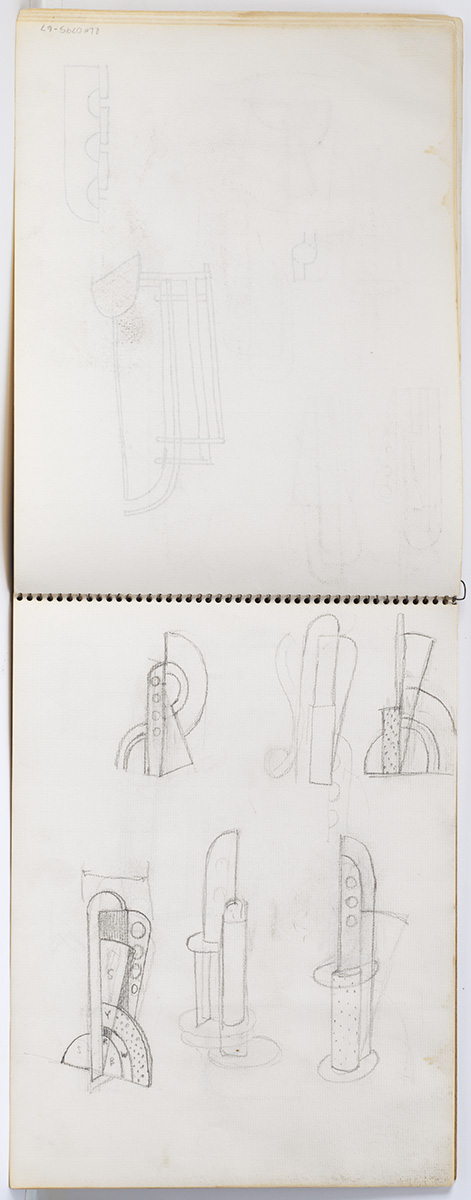 Artwork: Modern Sculpture with Apertures (Studies), 1967 (RLCR 1502.7)