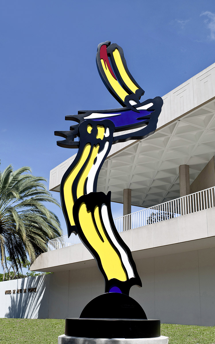 Artwork: Brushstrokes in Flight, 1983 (fabricated c. 1984, posthumous AP fabricated 2010) (RLCR 3286) Photo: Museo de Arte de Ponce. The Luis A. Ferré Foundation, Inc. AP at Museo de Arte in Ponce, Puerto Rico