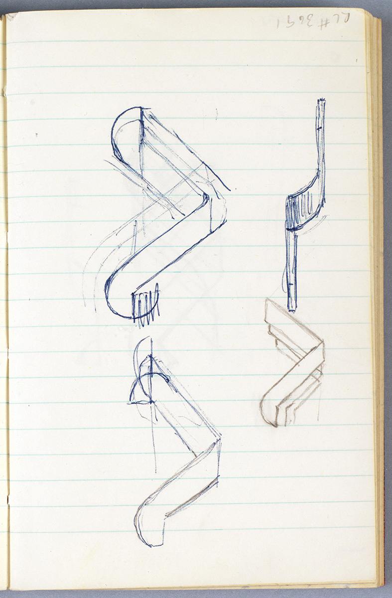 Artwork: Modern Sculpture with Three Discs (Studies), c. 1967 (RLCR 1014.20V)