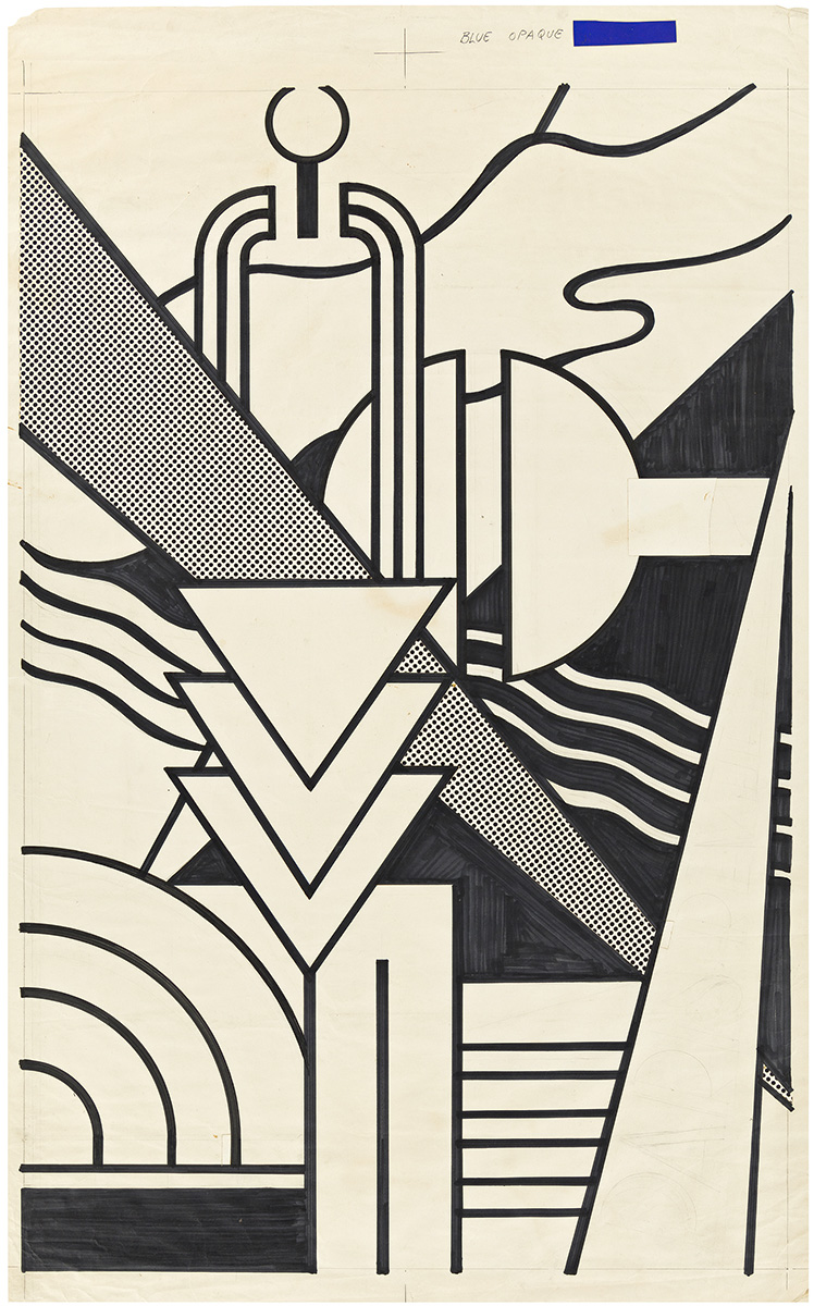 Artwork: Paris Review Poster (Color Separation), 1966 (RLCR 1268.1)