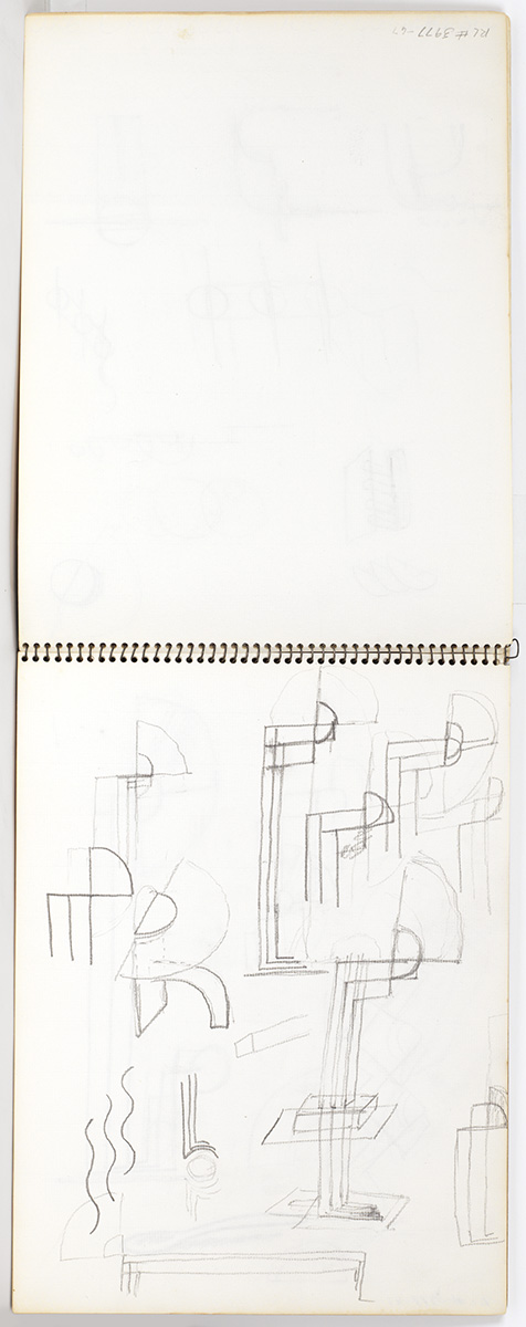 Artwork: Modern Sculpture (Studies), c. 1967 (RLCR 1502.10)
