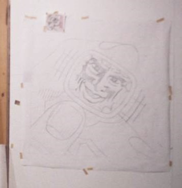 Artwork: Eccentric Scientist (Study), c. 1964 (RLCR 854) Photo: Ugo Mulas © Ugo Mulas Heirs. All rights reserved. Courtesy RLF Archives Detail of archival image