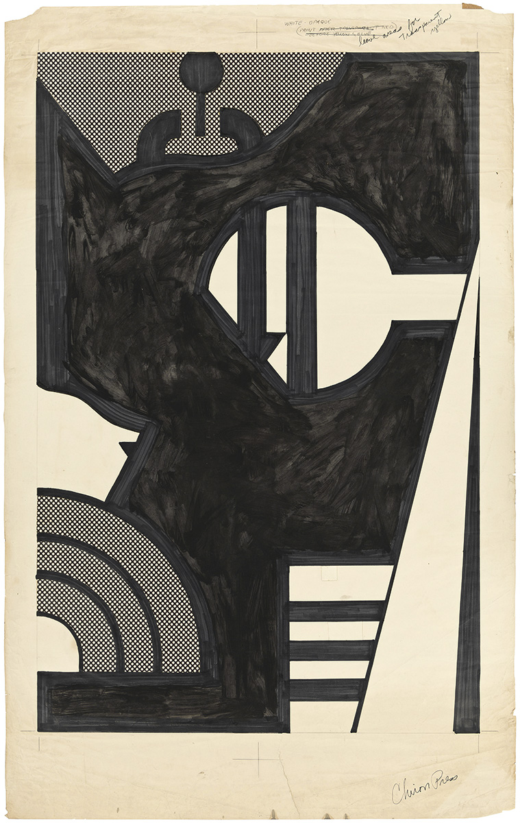 Artwork: Paris Review Poster (Color Separation), 1966 (RLCR 1268.2)