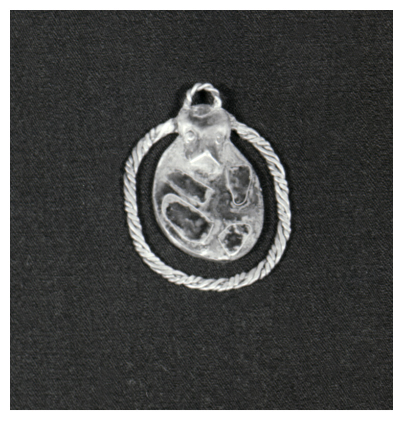 Artwork: Pendant, c. 1950–51 (RLCR 257) Photo: Courtesy RLF Archives Black-and-white archival image