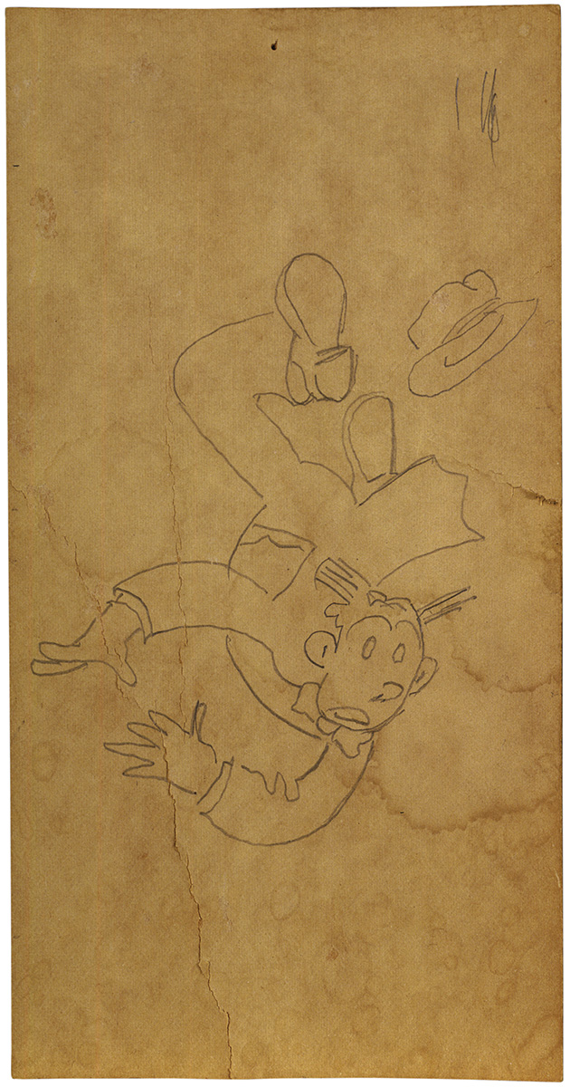 Artwork: Two Paintings: Dagwood (Study), c. 1983 (RLCR 3274)