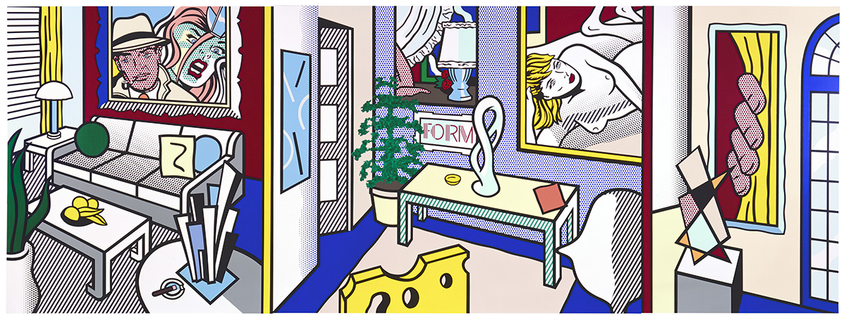 Artwork: Large Interior with Three Reflections, 1993 (RLCR 4218)