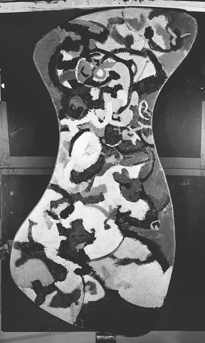 Artwork: Woman Seated, c. 1947 (RLCR 89) Photo: Courtesy RLF Archives Detail of archival image