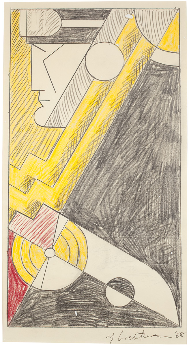 Artwork: Little Aviation (Study), 1968 (RLCR 1547)  Image of full sheet not available