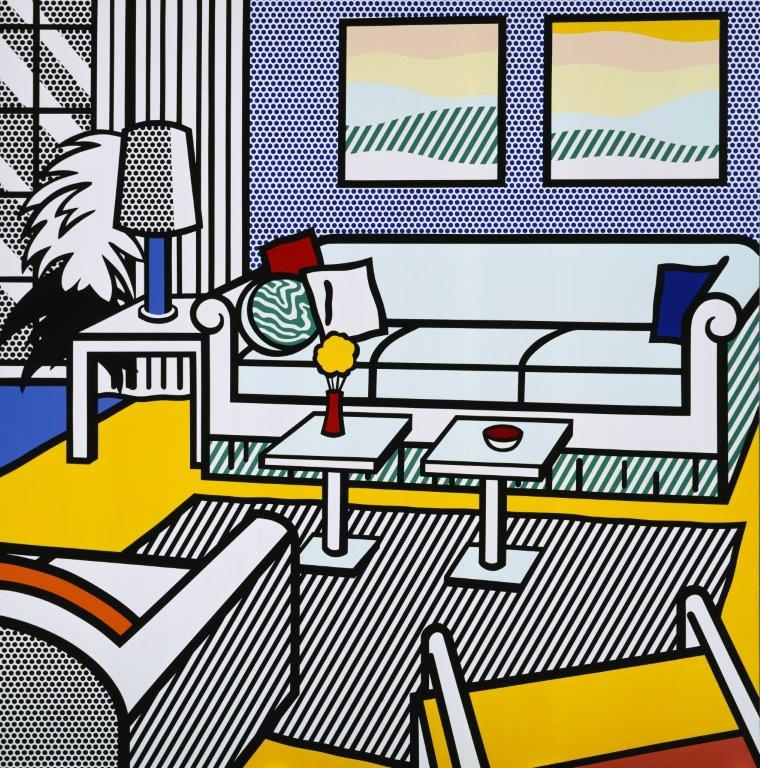 Artwork: Interior with Restful Paintings, 1991 (RLCR 4047)