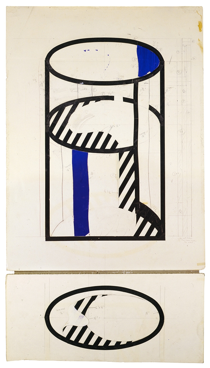 Artwork: Glass I (Study), c. 1976 (RLCR 2468)
