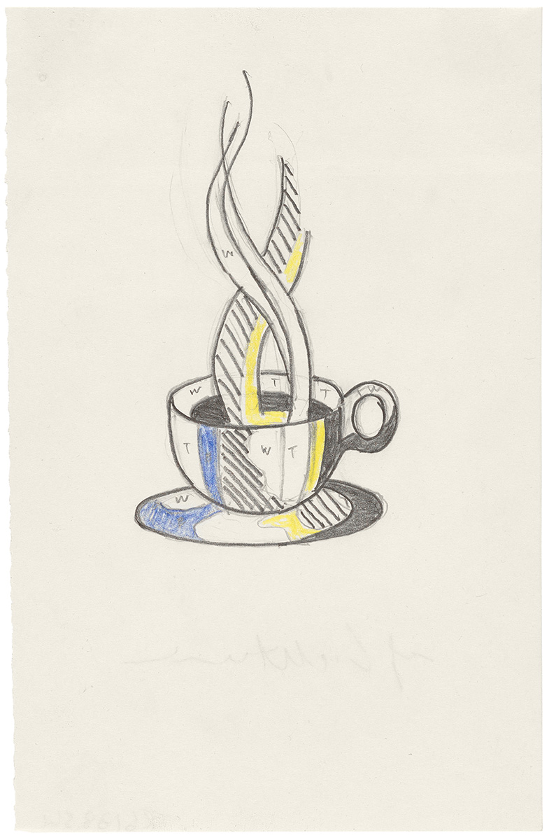 Artwork: Cup and Saucer II (Study), c. 1976 (RLCR 2435)