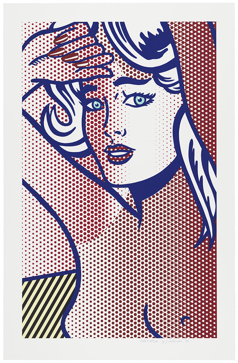 Artwork: Nude with Blue Hair, State I, 1994 (RLCR 4295)