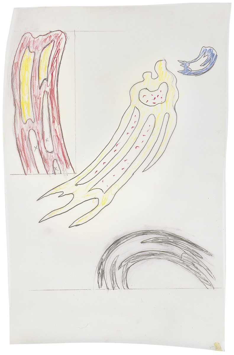 Artwork: Tokyo Brushstroke II (Study), c. 1993 (RLCR 4245)