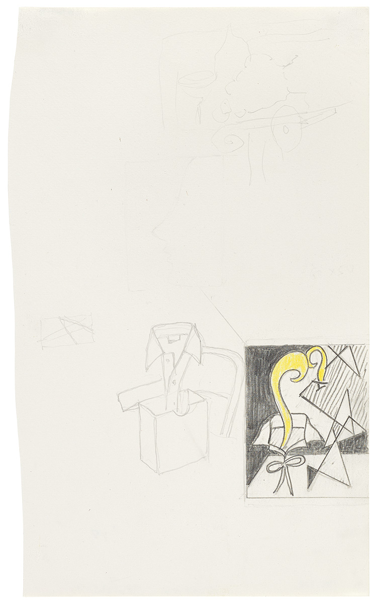 Artwork: Woman with Neck Ribbon and Still Life (Studies), 1978 (RLCR 2785)
