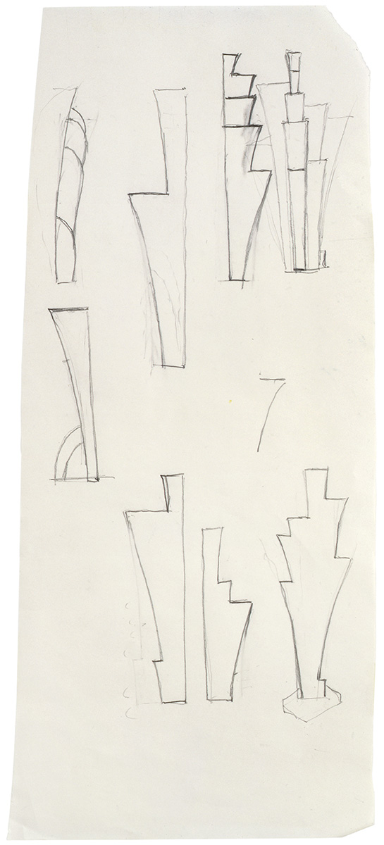 Artwork: Cityscape (Study), c. 1994 (RLCR 4267)