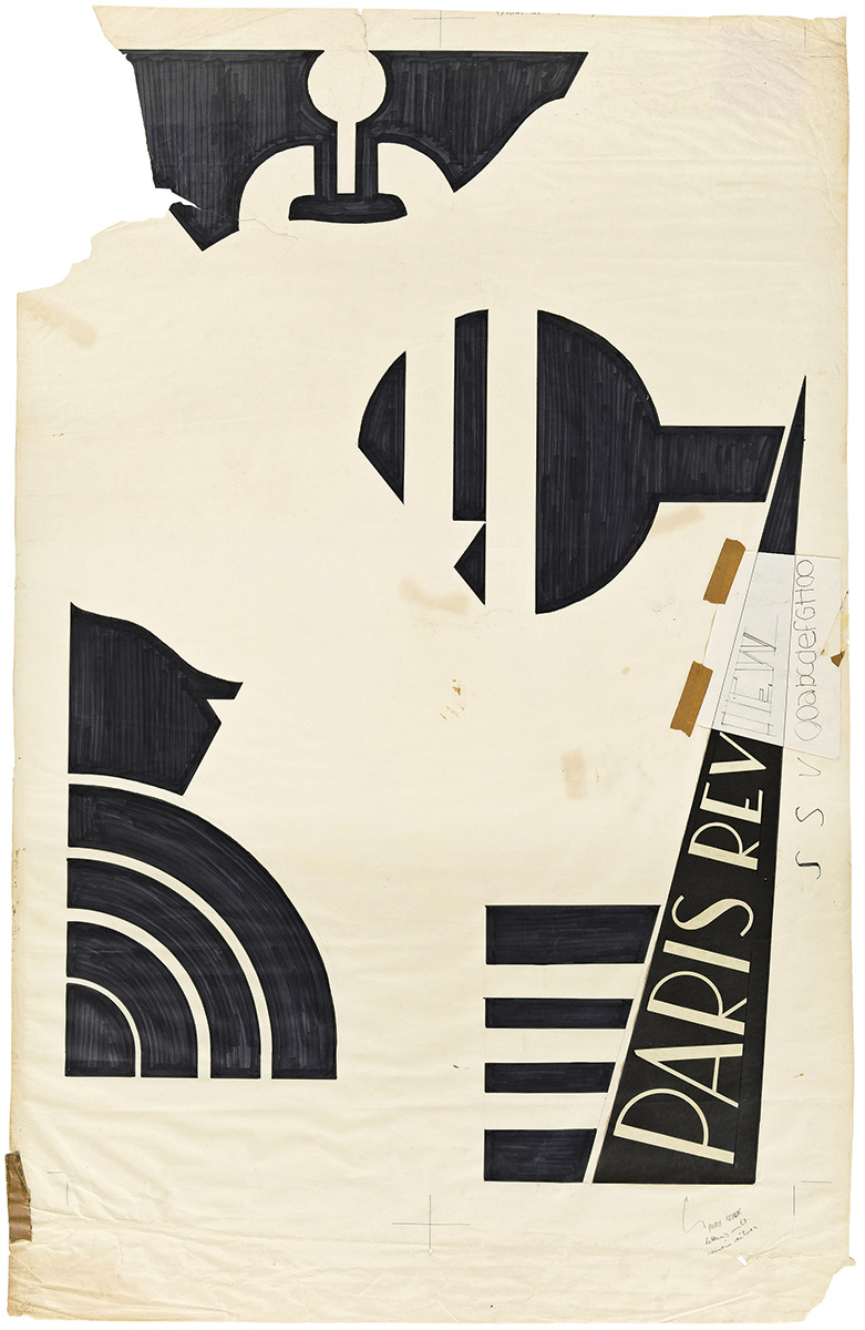 Artwork: Paris Review Poster (Color Separation), 1966 (RLCR 1268.3)