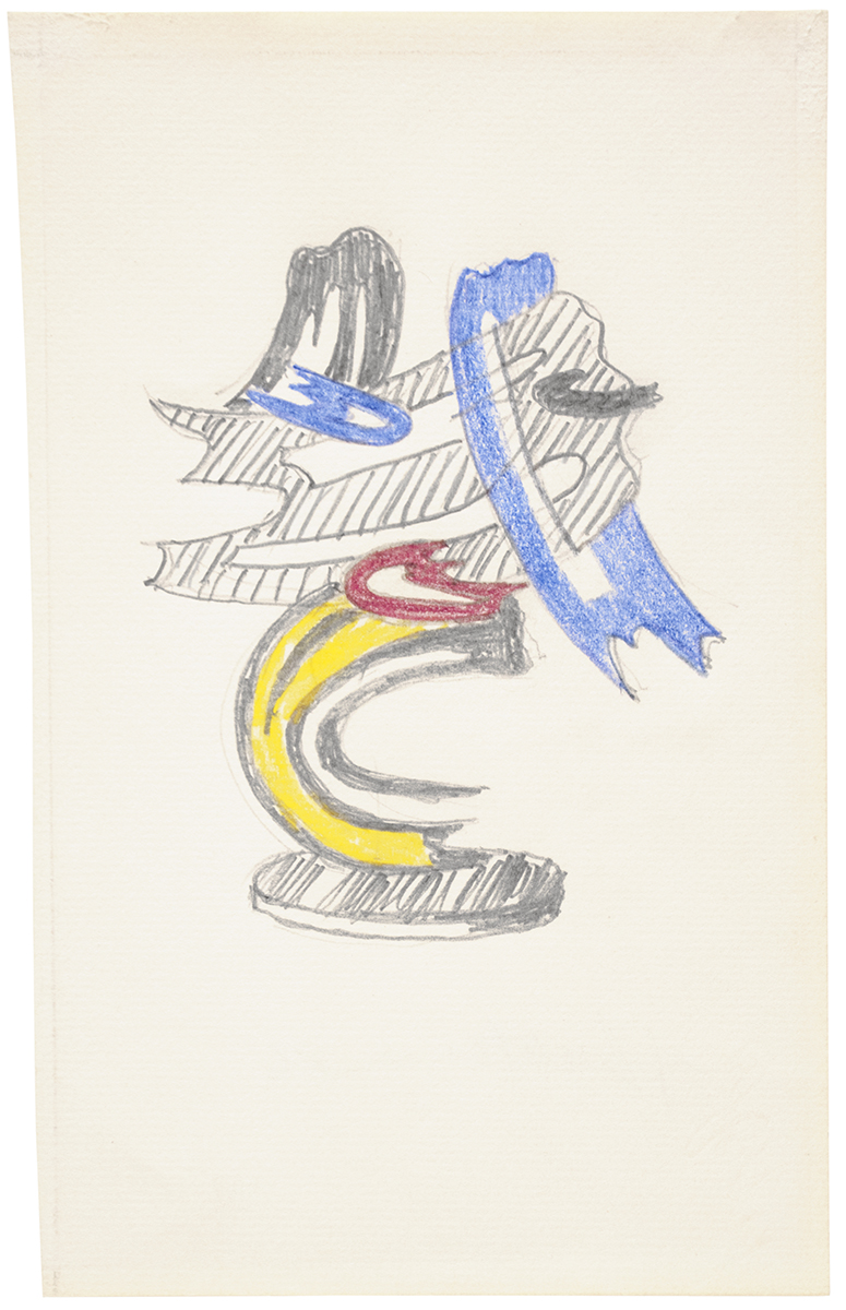 Artwork: Brushstroke Head III (Study), 1986 (RLCR 3511)
