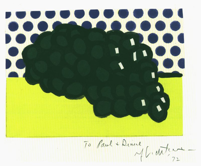 Artwork: Grapes (Study), 1972 (RLCR 2023)  Image of full sheet not available