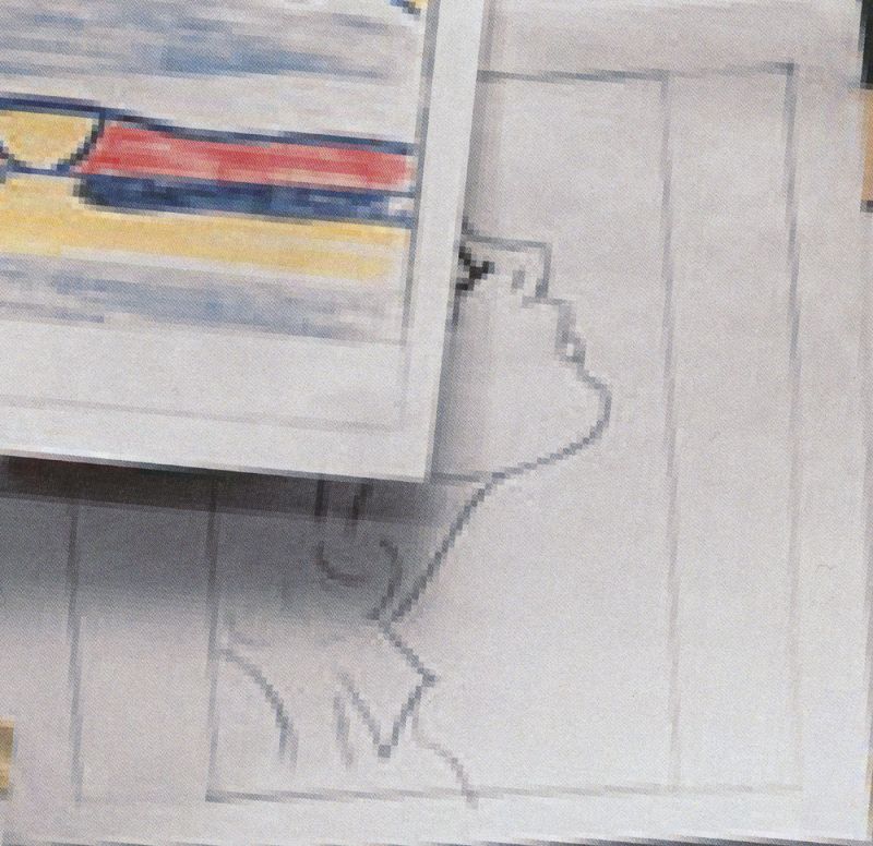 Artwork: Girl (Study), c. 1962–64 (RLCR 744) Photo: Ugo Mulas © Ugo Mulas Heirs. All rights reserved. Detail of archival image