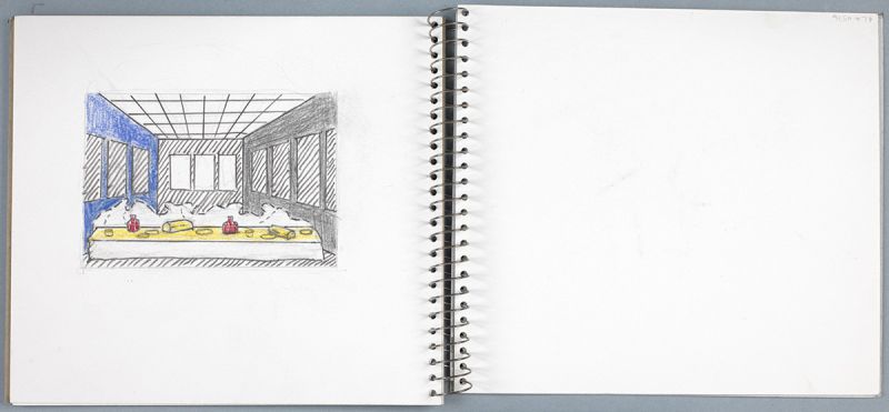 Artwork: Chapel of the Eucharist Mural (Study), 1997 (RLCR 4751.2)