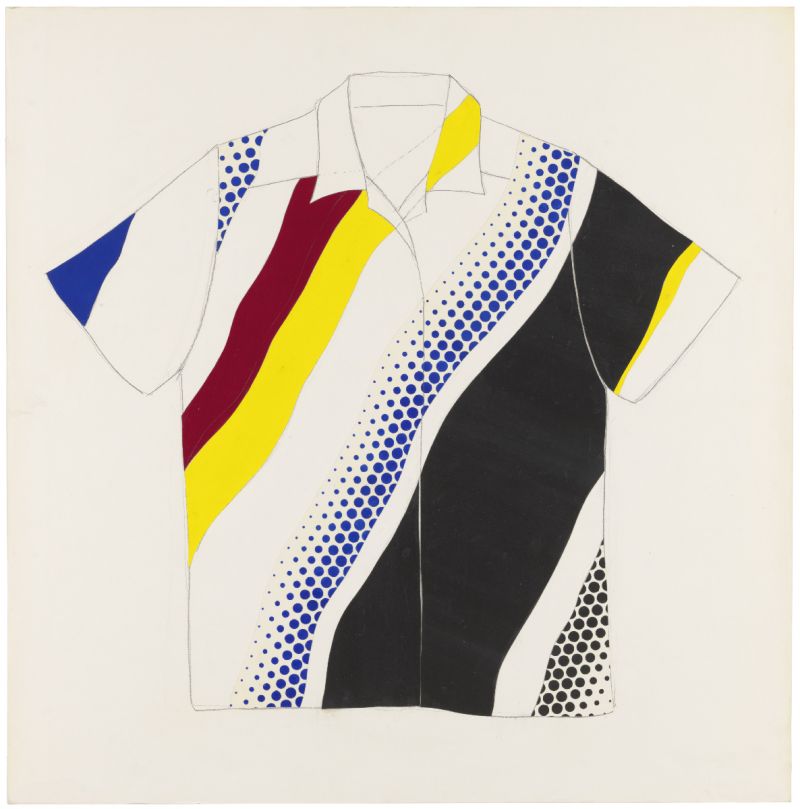Artwork: Untitled Shirt (Study), c. 1979 (RLCR 2858)