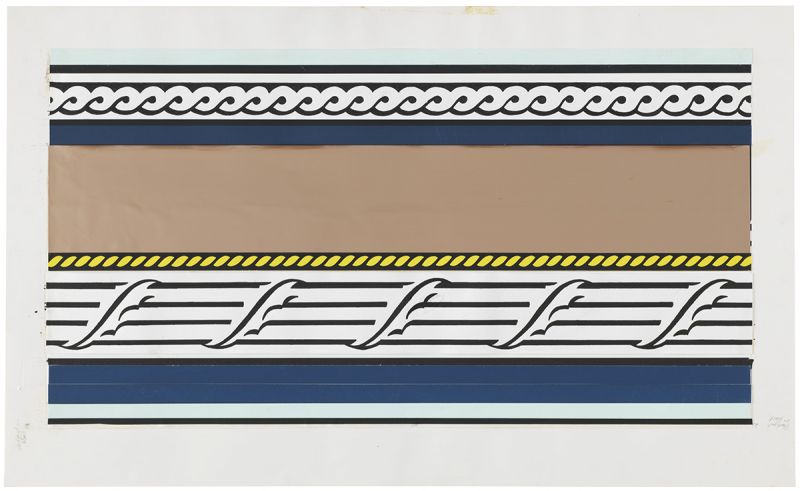 Artwork: Entablature IV (Study), 1976 (RLCR 2452)