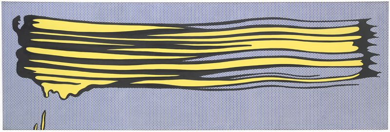 Artwork: Yellow Brushstroke II, 1965 (RLCR 1196)